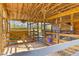 Well-maintained barn interior showcasing ample space and outdoor access for livestock or storage at 1008 Hoodtown Rd, Bonneau, SC 29431