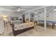 Open basement featuring a ping pong table, bed, seating, and lots of space at 1008 Hoodtown Rd, Bonneau, SC 29431