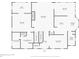 Floor plan of the first floor featuring a living room, kitchen, and dining room at 1008 Hoodtown Rd, Bonneau, SC 29431