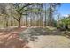 Spacious backyard featuring a lush lawn, mature trees, and an outdoor seating area for relaxation and entertainment at 1014 Bradbury Ln, Charleston, SC 29492