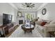 Bright and airy living room featuring a fireplace, neutral color palette and lots of natural light at 1025 Riverland Woods Pl # 609, Charleston, SC 29412