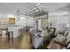 Spacious clubhouse lounge area with comfortable seating and kitchenette at 1025 Riverland Woods Pl # 609, Charleston, SC 29412
