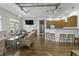 Resident clubhouse lounge area with a cozy atmosphere and bar seating at 1025 Riverland Woods Pl # 609, Charleston, SC 29412