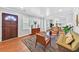 Bright living room featuring hardwood floors, stylish furniture and ample natural light at 1077 Harbor View Rd, Charleston, SC 29412
