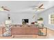 Open living area featuring hardwood floors and neutral paint at 1077 Harbor View Rd, Charleston, SC 29412