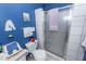 Cozy bathroom features a walk-in shower and a classic toilet, with charming decorations at 1158 Village Creek Ln # 3, Mount Pleasant, SC 29464