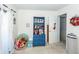 Bedroom featuring blue painted furniture, sheer curtains and view to doorway at 1158 Village Creek Ln # 3, Mount Pleasant, SC 29464