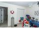Room with colorful and creative decor, showcasing blue painted furniture and closet at 1158 Village Creek Ln # 3, Mount Pleasant, SC 29464