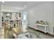 Open concept living room leading to the kitchen and dining areas at 116 Rouen Ln, Summerville, SC 29486