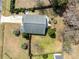 Aerial view showcases the property's roof, yard and surrounding neighborhood landscape at 1617 Southwick Dr, Johns Island, SC 29455