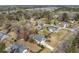 A high angle aerial view of the residential community at 1617 Southwick Dr, Johns Island, SC 29455