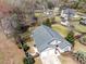 Aerial view of the property and backyard fenced area at 1617 Southwick Dr, Johns Island, SC 29455