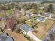 An aerial view of the home nestled within a quiet residential community at 1617 Southwick Dr, Johns Island, SC 29455