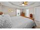 Bedroom with neutral paint, a decorative ceiling fan, and natural light at 1617 Southwick Dr, Johns Island, SC 29455