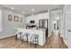 Modern kitchen featuring a breakfast bar, stainless steel appliances, and sleek finishes at 165 Cantona Dr, Summerville, SC 29483