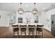 Kitchen with center island and breakfast bar provides ample room for Gathering and guests at 182 Callibluff Dr, Summerville, SC 29486
