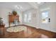 Bright office space with hardwood floors and stylish decor, creating a functional and inviting workspace at 182 Callibluff Dr, Summerville, SC 29486