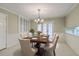 Elegant dining room featuring a classic chandelier and stylish furnishings for memorable gatherings at 202 Crestwood Dr, Summerville, SC 29483