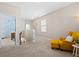 Hallway space featuring carpet, a sitting chair, and access to other rooms at 207 Billinger St, Summerville, SC 29486