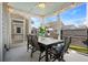 Outdoor patio with seating area, string lights, and an open-air design for relaxation and entertainment at 207 Billinger St, Summerville, SC 29486