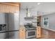 Modern kitchen with stainless steel appliances and a granite countertop at 2306 Chairmaker Ct, Charleston, SC 29414