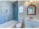 Stylish bathroom with shower/tub combo and updated vanity at 2314 Kent Ave, North Charleston, SC 29405