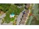 Condos adjacent to the waterway offer a view of the pool and parking at 242 Little Oak Dr, Folly Beach, SC 29439