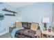 Relaxing living room with sofa and side tables at 242 Little Oak Dr, Folly Beach, SC 29439
