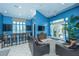 The clubhouse features tile floors, tall ceilings, tv, and multiple seating arrangements at 2522 Egret Crest Ln, Charleston, SC 29414