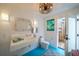Bright bathroom featuring an outdoor shower access, adding a touch of luxury and convenience to the interior space at 3006 Cameron Blvd, Isle of Palms, SC 29451