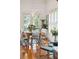 Dining room features a decorative chandelier and patio access at 3006 Cameron Blvd, Isle of Palms, SC 29451