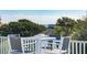 This rooftop deck offers ample seating with great views perfect for relaxing and entertaining at 3006 Cameron Blvd, Isle of Palms, SC 29451