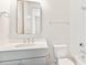 Bathroom featuring a modern vanity, sleek fixtures, and subway tile in the shower at 3105 Vanessa Lynne, Johns Island, SC 29455