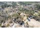 Aerial view of a wooded lot, offering privacy and a serene natural setting at 328 Fox Field Rd, Walterboro, SC 29488