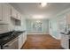 Bright kitchen with stainless steel appliances, subway tile backsplash and tile floors at 329 Carriage Wheel Rd, Moncks Corner, SC 29461