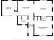 Detailed floor plan showcasing the layout of a home, including room dimensions and flow at 382 Race St # A, Charleston, SC 29403