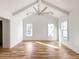 Bright bedroom with vaulted ceilings, bright windows, and beautiful hardwood floors at 3889 Summerton St, Mount Pleasant, SC 29466