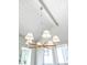 Living room featuring vaulted ceiling, decorative chandelier, and natural light at 3889 Summerton St, Mount Pleasant, SC 29466