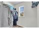 Spacious closet with luxury vinyl flooring and a bright window at 4852 Rocking Porch Ln, Summerville, SC 29485