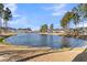 Peaceful lake surrounded by manicured lawns and attractive homes at 105 Bluff Isle Ct, Summerville, SC 29486