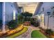 Secluded backyard featuring a hot tub, grill, pavers, and lush landscaping for ultimate relaxation at 107 Nutmeg Way, Summerville, SC 29485