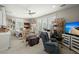 Bright bonus room with lots of sunlight, features multiple workstations and comfortable seating at 107 Nutmeg Way, Summerville, SC 29485