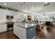 Contemporary eat-in kitchen with stainless steel appliances, granite countertops, and an open concept design at 107 Nutmeg Way, Summerville, SC 29485