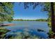 Picturesque lake view with a private dock perfect for serene waterfront living and enjoying nature at 107 Nutmeg Way, Summerville, SC 29485