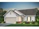 Charming single-story home with white siding, attached garage, and well-manicured landscaping at 119 Royal Cainhoy Way, Huger, SC 29450