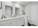 Bathroom with double sink vanity, medicine cabinets, and storage at 124 Gaura Ln, Summerville, SC 29483