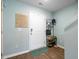 Bright entryway with coat rack, shoe storage, and a decoratively inspirational wall sign at 124 Gaura Ln, Summerville, SC 29483