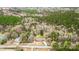 Overhead shot of a residence displaying its roof amid a forest landscape at 1393 Russellville Rd, Saint Stephen, SC 29479