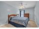 Comfortable bedroom featuring a ceiling fan, neutral paint, and carpet at 144 Back Tee Cir, Summerville, SC 29485