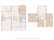 Two story floor plan showing layout of all rooms and dimensions on both floors at 144 Back Tee Cir, Summerville, SC 29485